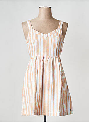 Robe courte col v beige ROXY femme