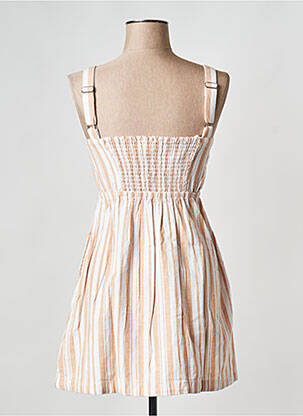 Robe courte col v beige ROXY femme