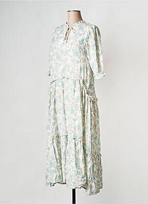 Robe longue beige B.YOUNG femme