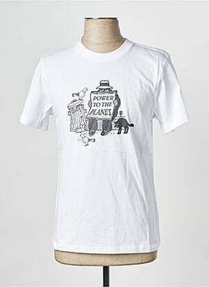 T-shirt col rond blanc ELEMENT homme