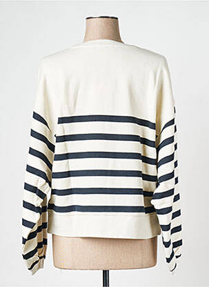 Pull col rond bleu STELLA FOREST femme