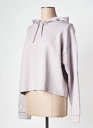 Sweat-shirt à capuche gris ONLY PLAY femme