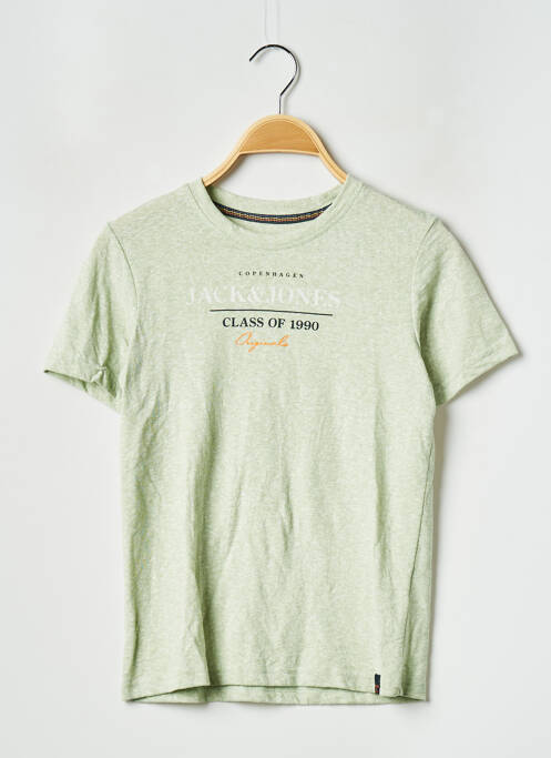 T-shirt vert JACK & JONES pour garçon