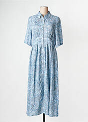 Robe mi-longue bleu SEE U SOON pour femme seconde vue