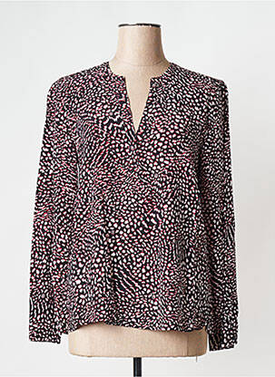 Top col v noir TOMMY HILFIGER femme