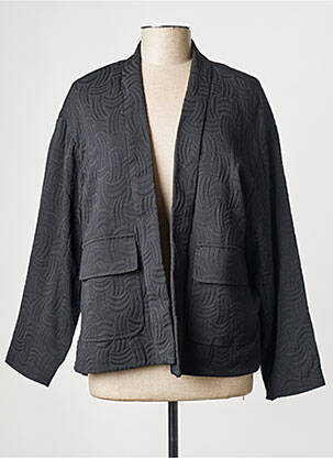 Veste casual gris SEE U SOON pour femme