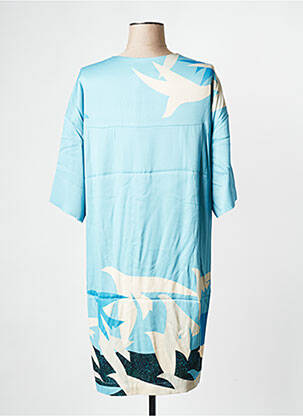 Robe courte col rond bleu ESSENTIEL ANTWERP femme