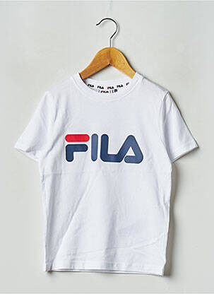 T-shirt col rond blanc FILA enfant