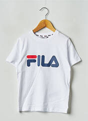 T-shirt blanc FILA pour enfant seconde vue