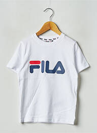 T-shirt col rond blanc FILA enfant