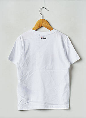 T-shirt col rond blanc FILA enfant