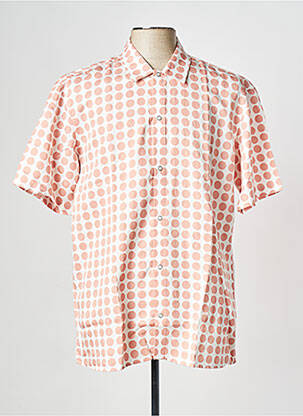 Chemise manches courtes beige CASUAL FRIDAY homme