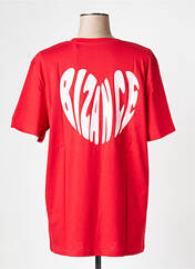 T-shirt rouge BIZANCE pour femme seconde vue