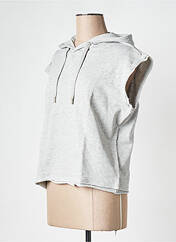 Sweat-shirt à capuche gris ONLY PLAY pour femme seconde vue