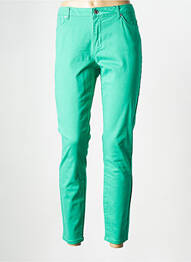 Pantalon slim vert VERO MODA femme