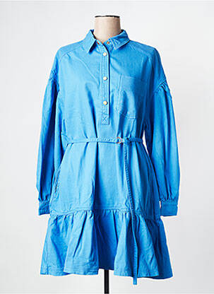 Robe courte col v bleu ESSENTIEL ANTWERP femme