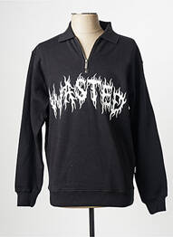 Polo noir WASTED PARIS homme