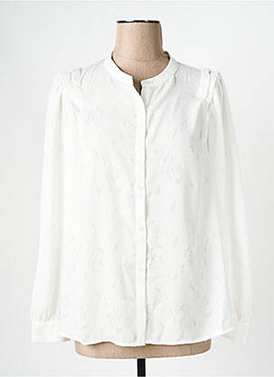 Haut/blouse SEE U SOON - Couleur écru Et Noir - Taille M - Occasion Très Bon état - Style Décontracté