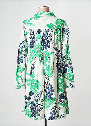 Robe courte col v vert STELLA FOREST femme