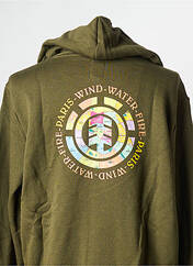 Sweat-shirt vert ELEMENT pour homme seconde vue