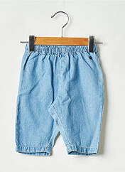Pantalon droit bleu PETIT BATEAU pour fille seconde vue