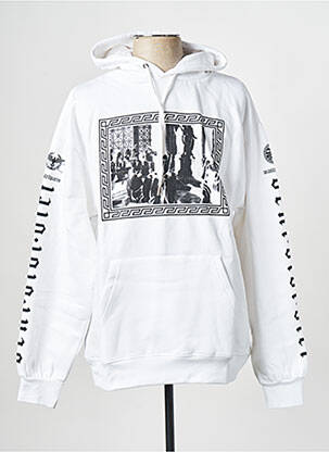 Sweat-shirt blanc WASTED PARIS pour homme