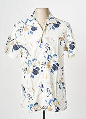 Chemise manches courtes beige SELECTED pour homme seconde vue