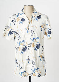 Chemise manches courtes beige SELECTED homme