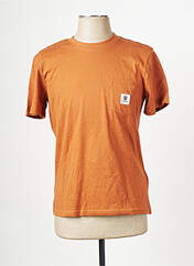 T-shirt orange ELEMENT pour homme seconde vue