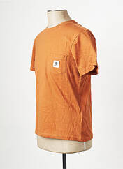 T-shirt orange ELEMENT pour homme seconde vue
