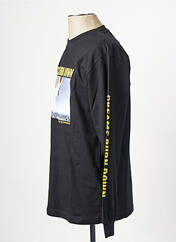 T-shirt noir WASTED PARIS pour homme seconde vue