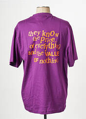 T-shirt violet WASTED PARIS pour homme seconde vue