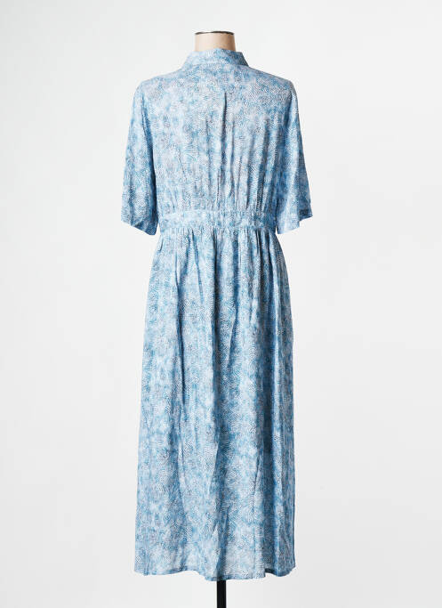 Robe mi-longue bleu SEE U SOON pour femme