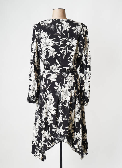 Robe mi-longue noir IKKS pour femme