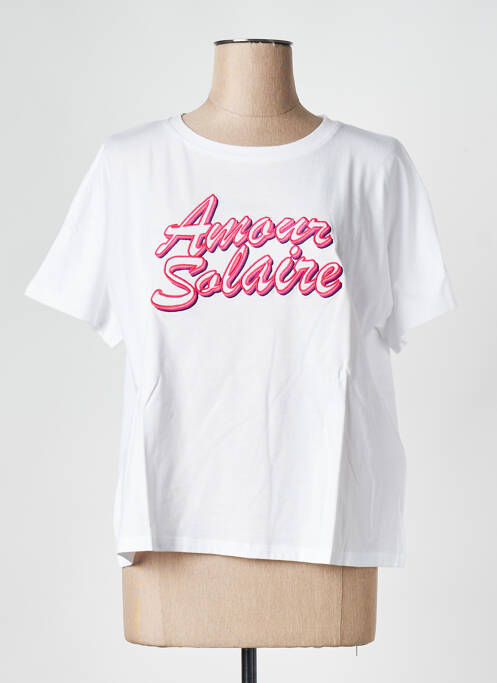 T-shirt blanc SUNCOO pour femme