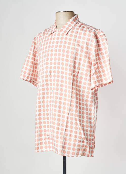 Chemise manches courtes beige CASUAL FRIDAY homme