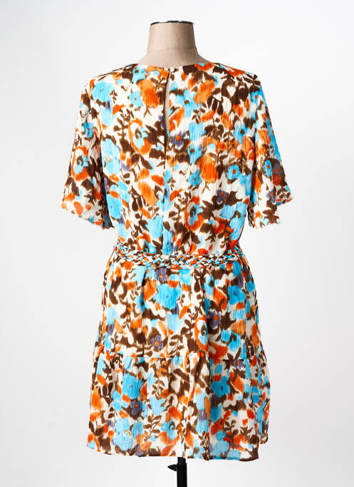 Robe courte orange SEE U SOON pour femme