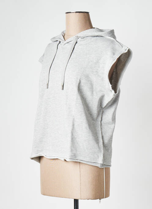 Sweat-shirt à capuche gris ONLY PLAY pour femme