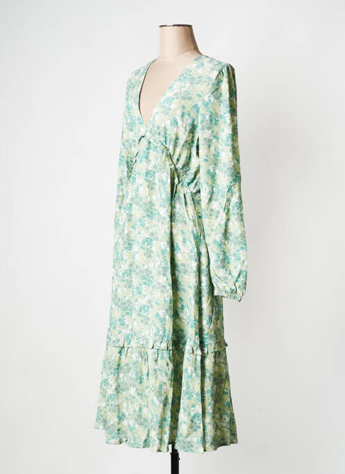 Robe mi-longue vert NA-KD pour femme