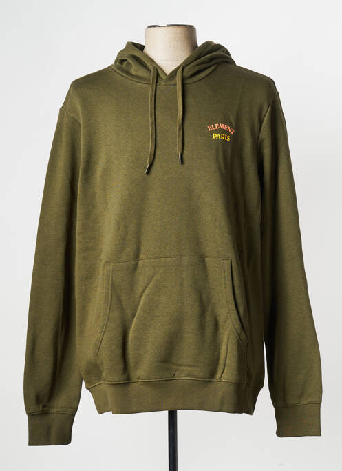 Sweat-shirt vert ELEMENT pour homme