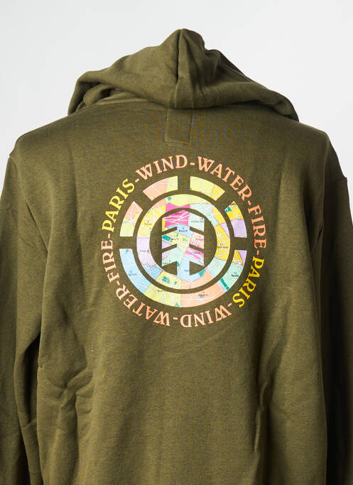 Sweat-shirt vert ELEMENT pour homme