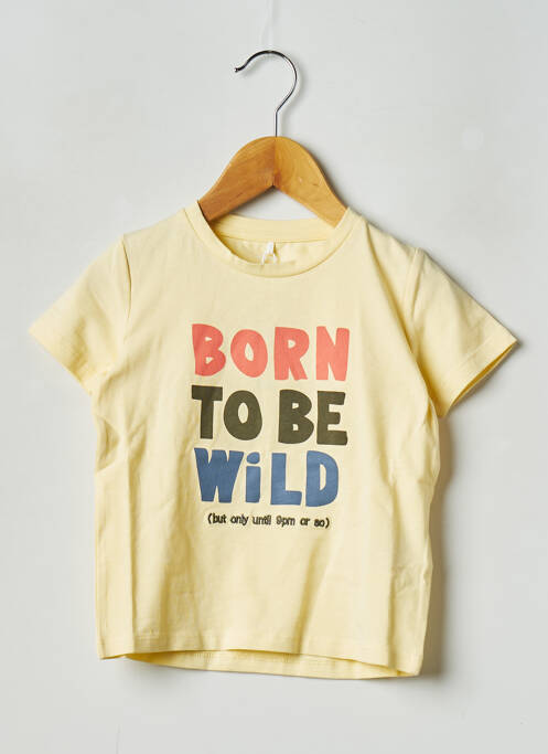 T-shirt jaune NAME IT pour garçon