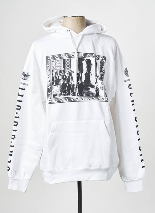Sweat-shirt blanc WASTED PARIS pour homme