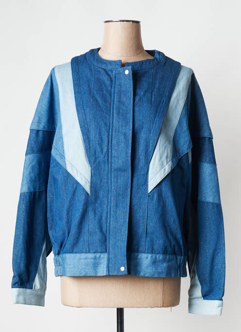 Blouson bleu SEE U SOON pour femme