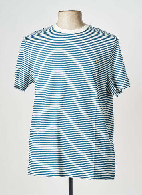 T-shirt bleu FARAH pour homme
