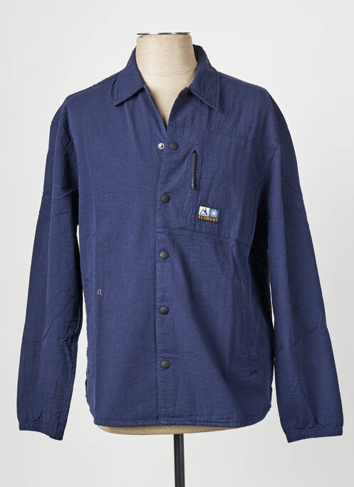 Chemise manches longues bleu ELEMENT pour homme