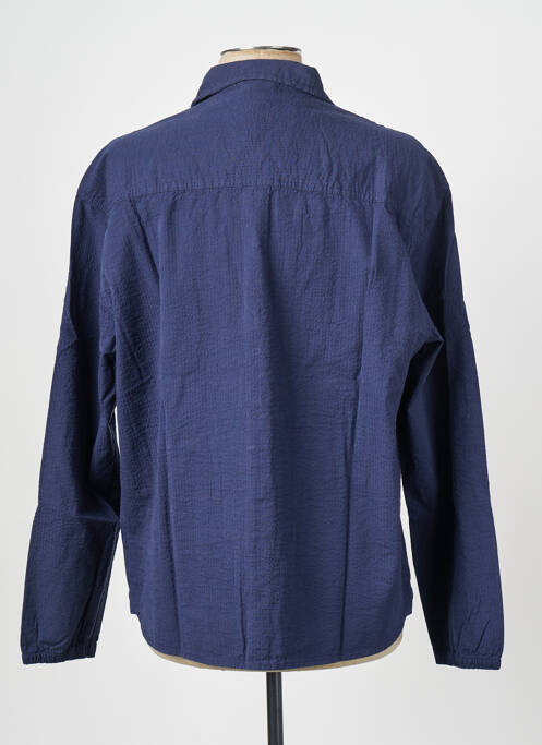 Chemise manches longues bleu ELEMENT pour homme