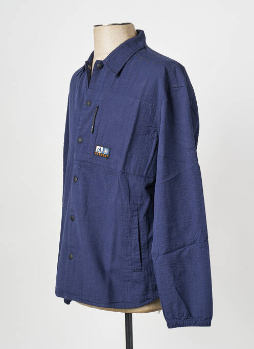 Chemise manches longues bleu ELEMENT pour homme