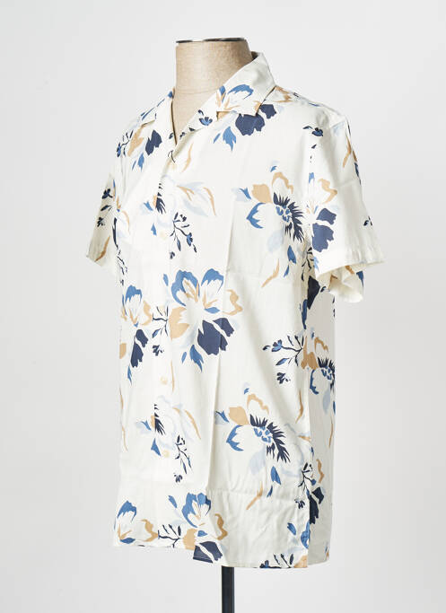 Chemise manches courtes beige SELECTED homme