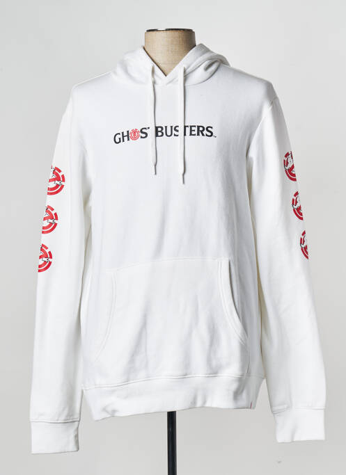 Sweat-shirt blanc ELEMENT pour homme